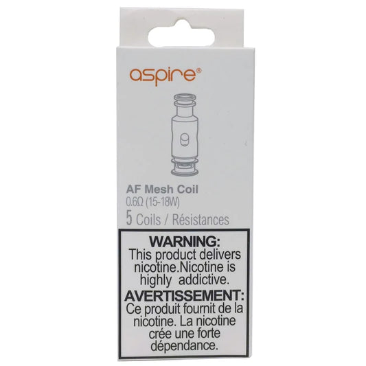 Aspire 0.6Ω (15-18W) AF Mesh Coils - 5ct