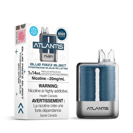 Atlantis by NVZN 8000 - Blue Razz Blast