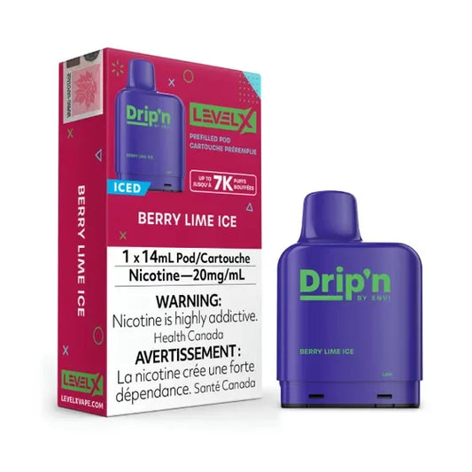 Envi Drip'n Level X Pods - Berry Lime Ice