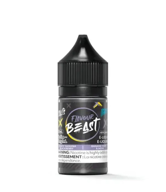 Flavour Beast 30ml Salt Nic - Blazin Banana Blackberry Iced 20mg