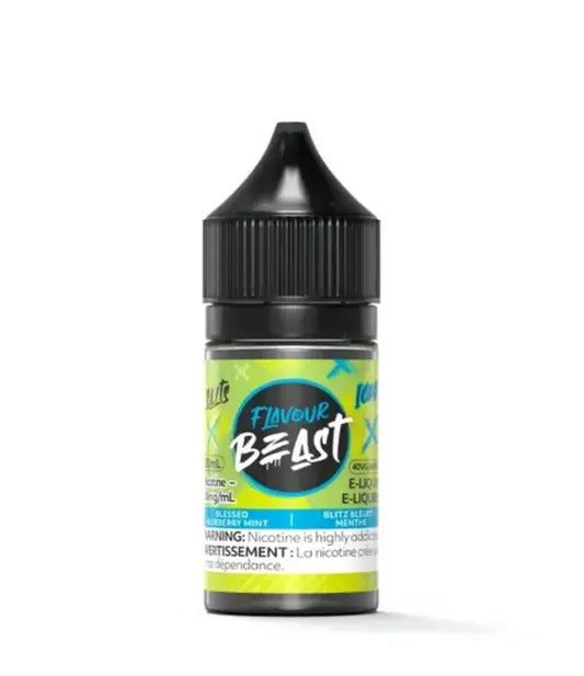 Flavour Beast 30ml Salt Nic - Blessed Blueberry Mint Iced 20mg