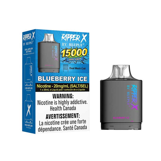 Rufpuf Ripper X 15K Pod Pack - Blueberry Ice