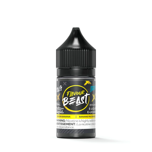 Flavour Beast 30ml Salt Nic - Bussin Banana Iced 20mg