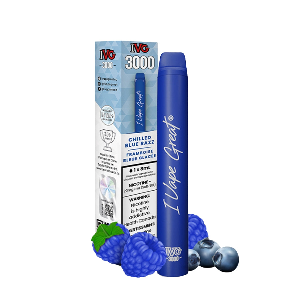IVG 3000 - Chilled Blue Razz