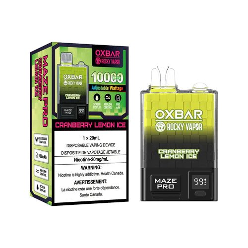 Oxbar Maze Pro 10000 - Cranberry Lemon Ice