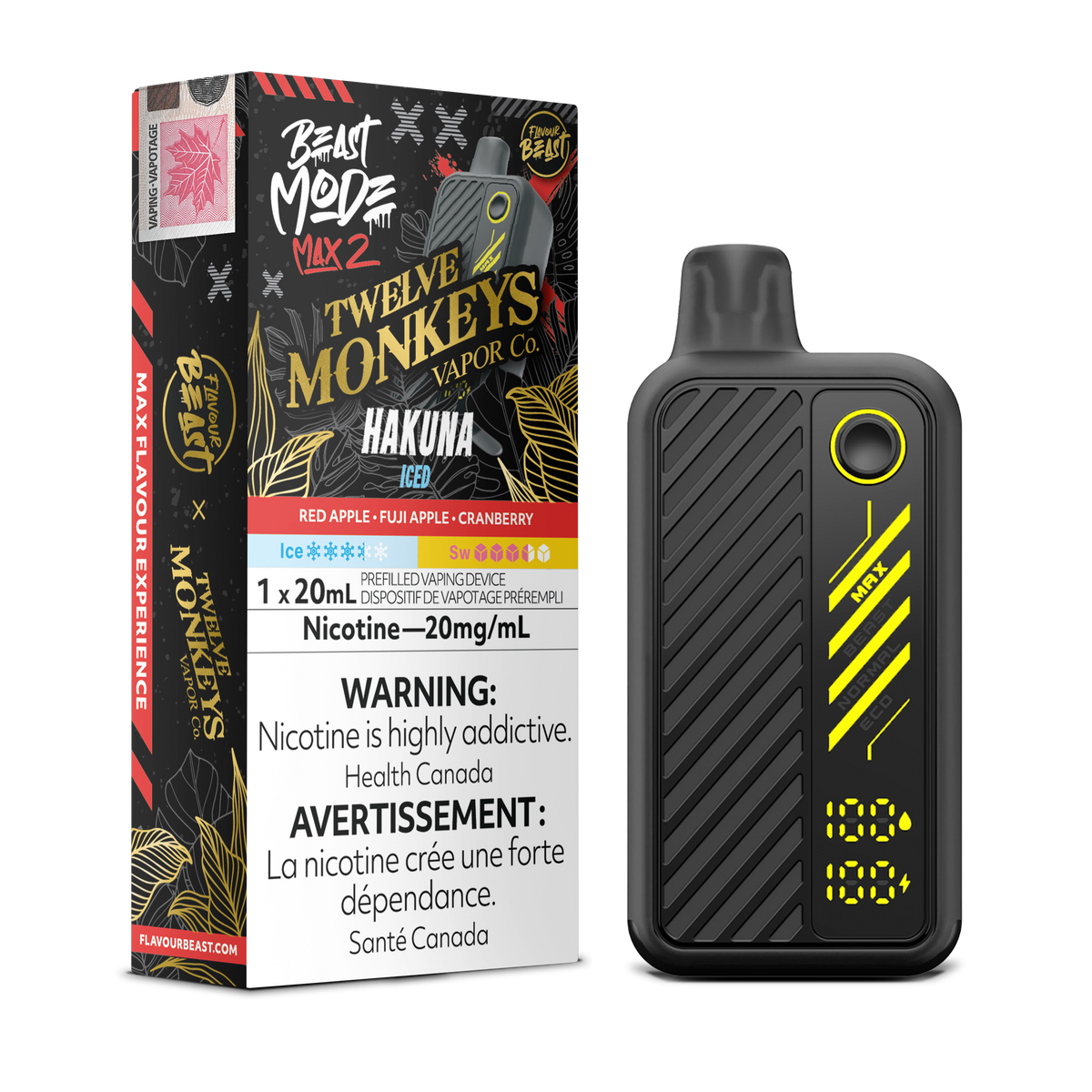 Flavour Beast Mode Max 2 x Twelve Monkeys
