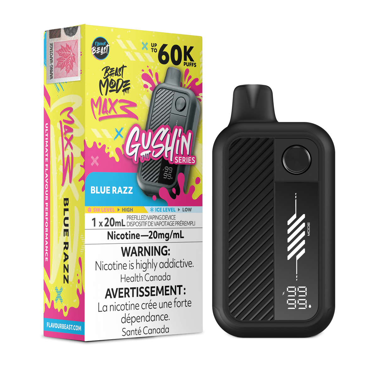 Flavour Beast Mode Max 3 Gushin 60k
