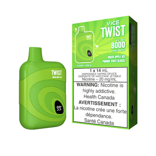 Vice Twist 8000 - Green Apple Ice