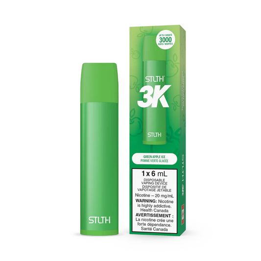 STLTH 3K Disposable - Green Apple Ice