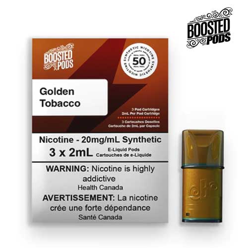 Boosted Synthetic Pods - Golden Tobacco