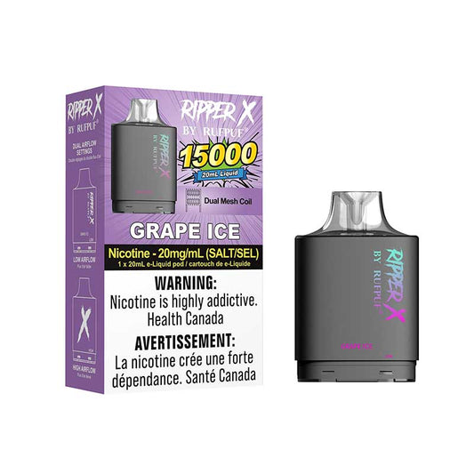Rufpuf Ripper X 15K Pod Pack - Grape Ice