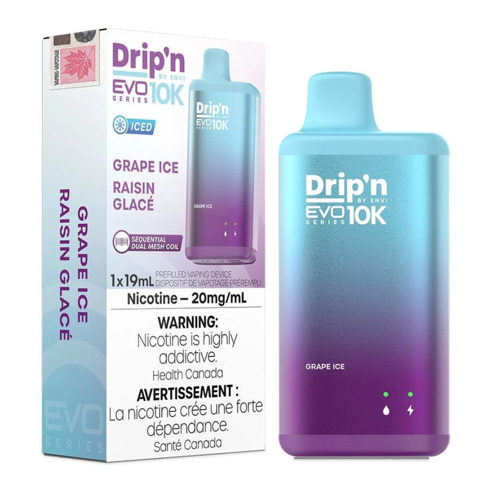 Envi Drip'n Evo 10K - Grape Ice
