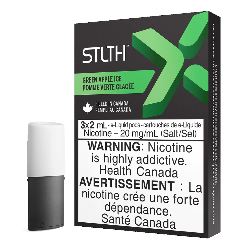 Green Apple Ice - STLTH X Pods Excise 20mg Bold 50
