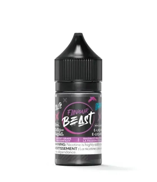 Flavour Beast 30ml Salt Nic - Groovy Grape Passionfruit Iced 20mg