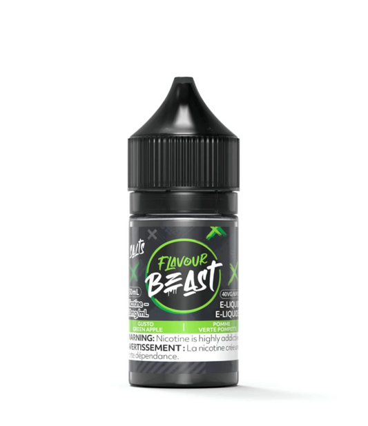Flavour Beast 30ml Salt Nic - Gusto Green Apple 20mg