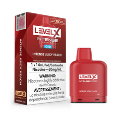 Intense Series Level X Pods - Intense Juicy Peach Iced