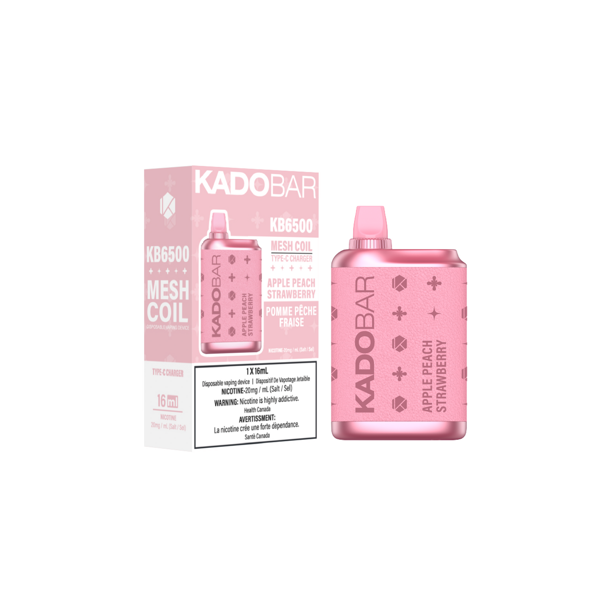 Kadobar 6500 - Apple Peach Strawberry