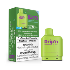 Envi Drip'n Level X Pods - Kiwi Guava Passionfruit Ice