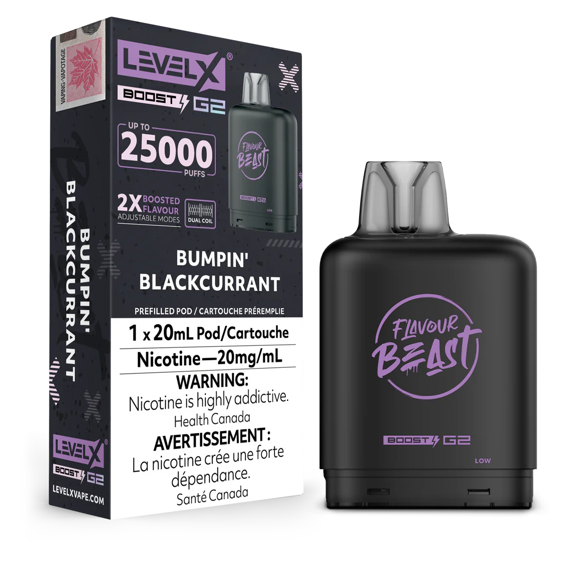 Level X Flavour Beast Boost 25K (Ontario Tax)