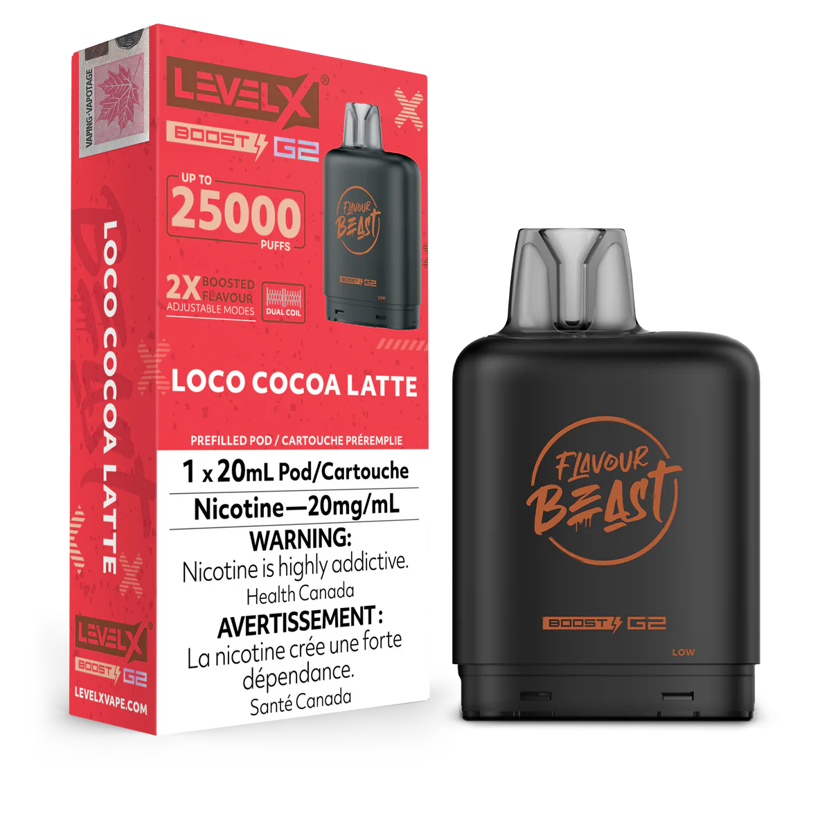 Level X Flavour Beast Boost 25K (Ontario Tax)