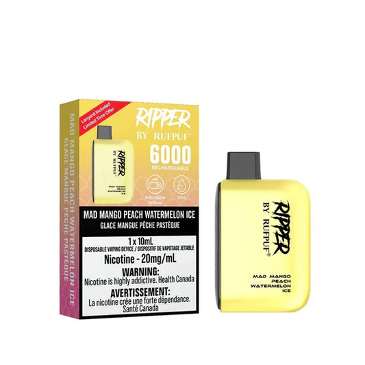 Gcore Rufpuf Ripper 6000 - Mad Mango Peach Watermelon 20mg