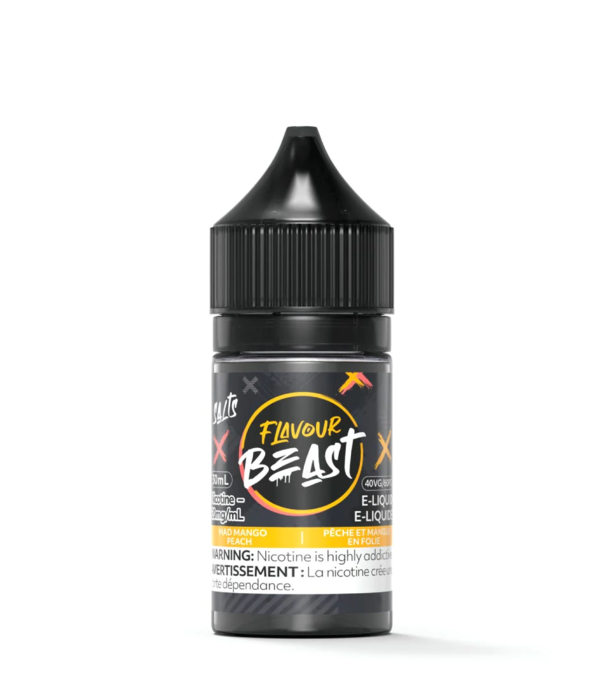 Flavour Beast 30ml Salt Nic - Mad Mango Peach 20mg
