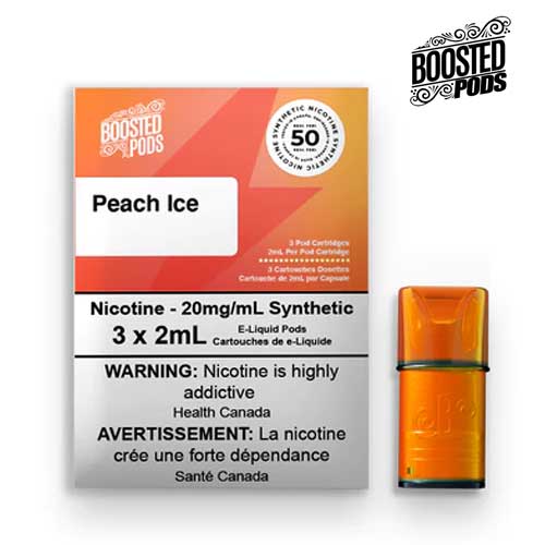 Boosted Synthetic Pods - Peach Ice
