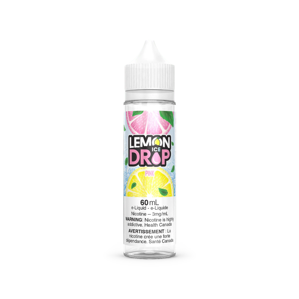 Lemon Drop Ice 60ml Freebase - Pink 3mg