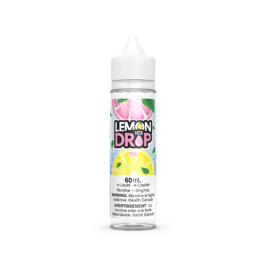 Lemon Drop Ice 60ml Freebase - Pink 12mg