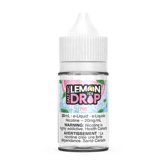 Lemon Drop Ice 30ml Salt Nic - Pink 20mg Bold 50