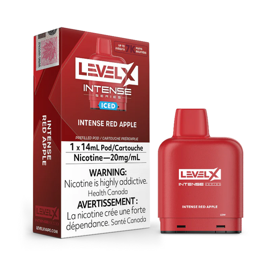Intense Series Level X Pods - Intense Red Apple Iced