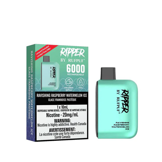 Gcore Rufpuf Ripper 6000 - Ravishing Raspberry Watermelon Ice 20mg