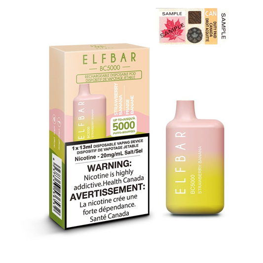 Elfbar BC5000 - Strawberry Banana