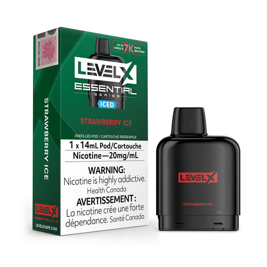 Level X Essential Series Pods - Strawberry Ice