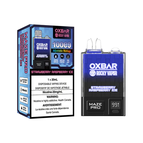 Oxbar Maze Pro 10000 - Strawberry Raspberry Ice