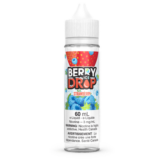 Berry Drop Ice 60ml Freebase - Strawberry 12mg