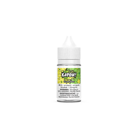 Kapow 30ml Salt Nic - Super Sour 20mg Bold 50
