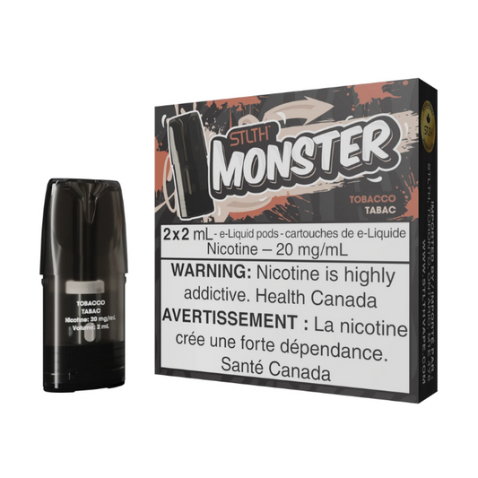 STLTH Monster Pods - Tobacco 20mg
