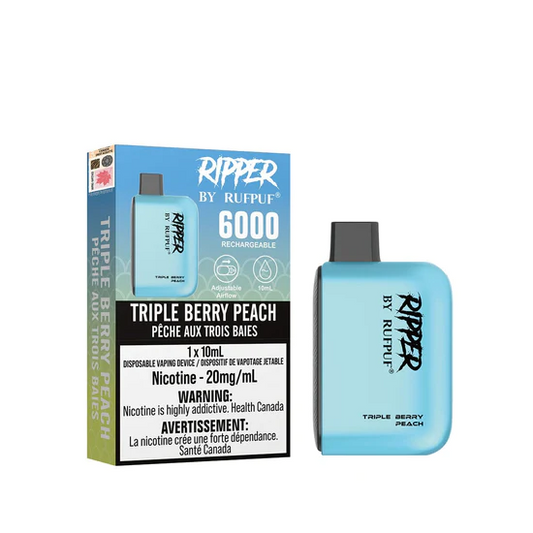 Gcore Rufpuf Ripper 6000 - Triple Berry Peach 20mg