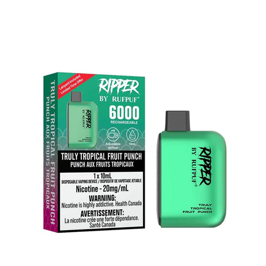 Gcore Rufpuf Ripper 6000 - Truly Tropical Fruit Punch 20mg