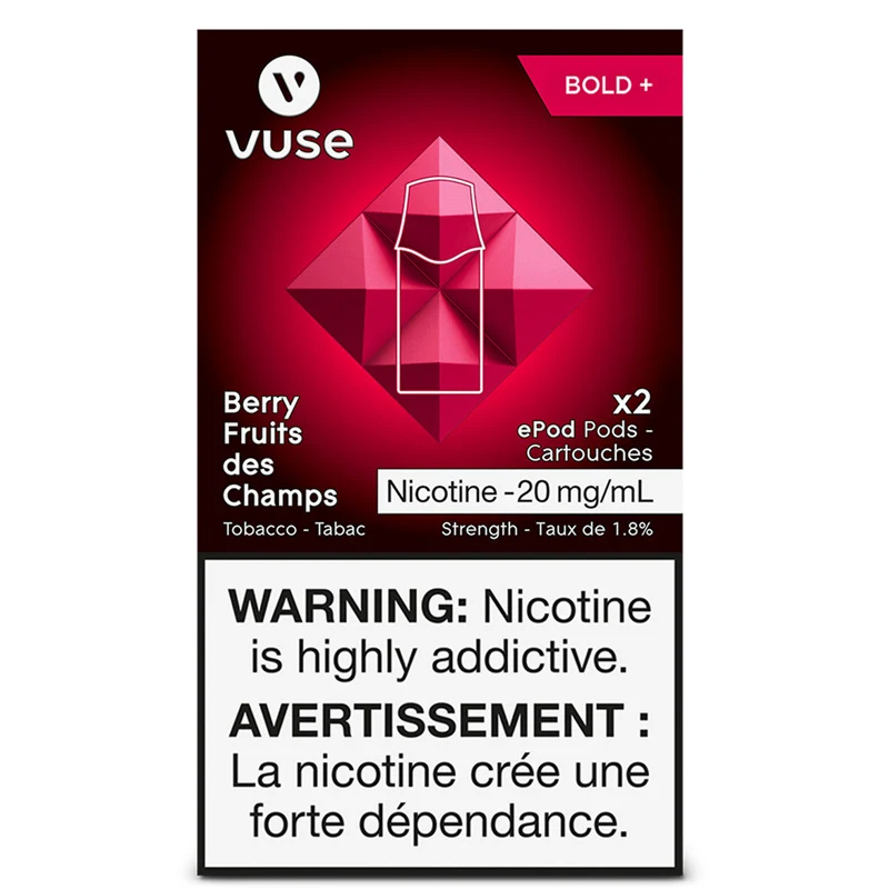 Vuse Pods - Berry Bold+ 18mg