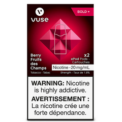 Vuse Pods - Berry Bold+ 18mg