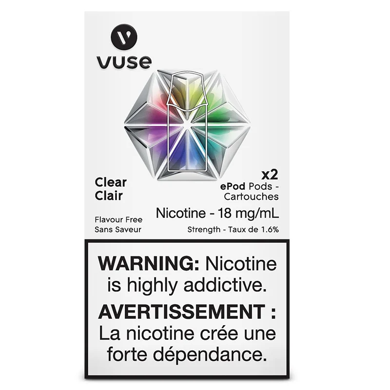 Vuse Pods - Clear 18mg
