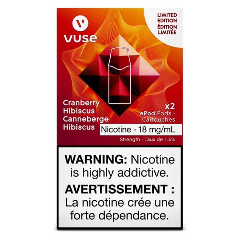 Vuse Pods - Cranberry Hibiscus 18mg