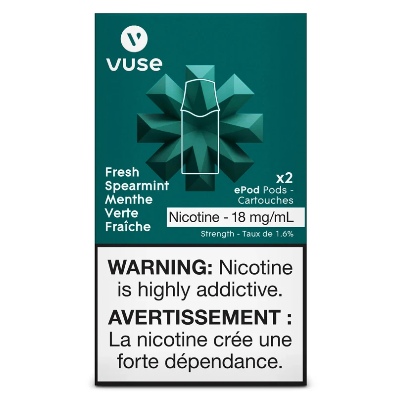 Vuse Pods - Fresh Spearmint 18mg
