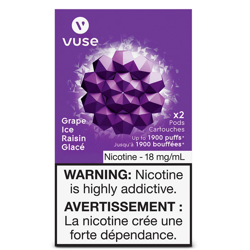 Vuse Pods - Grape Ice 0mg