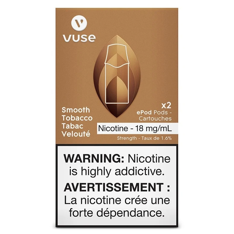 Vuse Pods - Smooth Tobacco 18mg