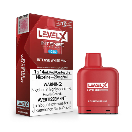 Intense Series Level X Pods - Intense White Mint Iced
