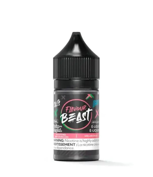 Flavour Beast 30ml Salt Nic - Weekend Watermelon Iced 20mg