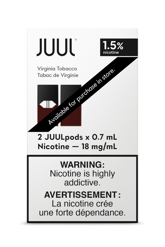Virginia Tabacco - Juul Pods 0.015